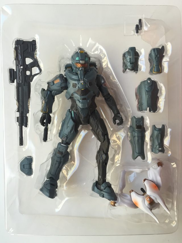 Mattel Halo 5 Frederic-104 Figure with Crawler Snipe Part