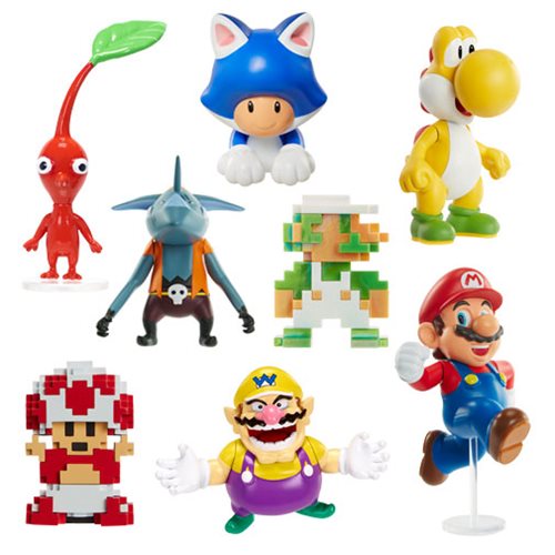 World of Nintendo 4 Cat Toad Figure