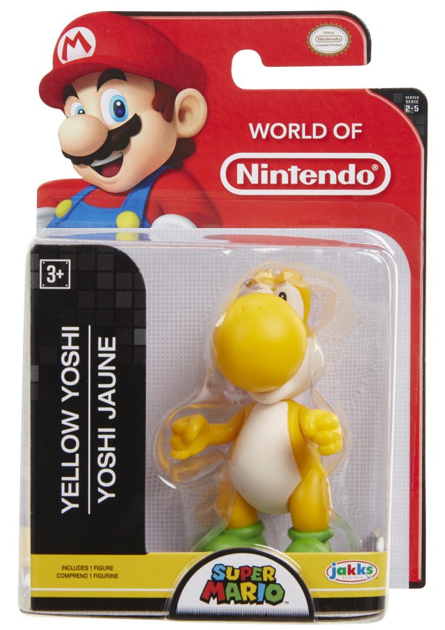 Jakks World of Nintendo Yellow Yoshi Figure Series 2-5