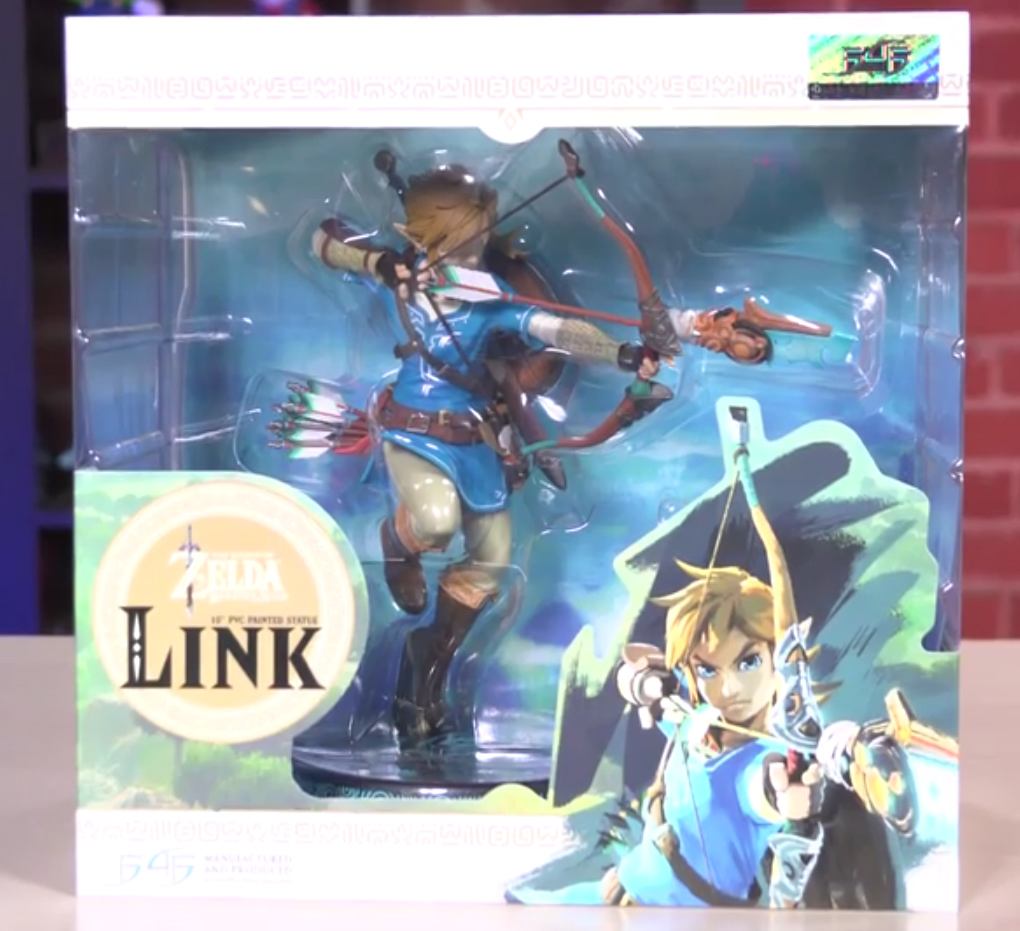  First 4 Figures The Legend of Zelda: Breath of The Wild: Link  Figure, Blue : Toys & Games