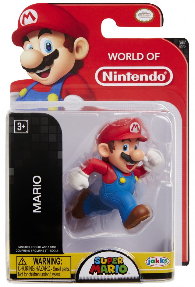 World of Nintendo 2-5 Running Mario Figure Jakks Pacific