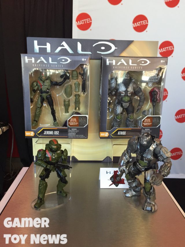Mattel Halo Wars 2 Spartan Jerome and Atriox Figures