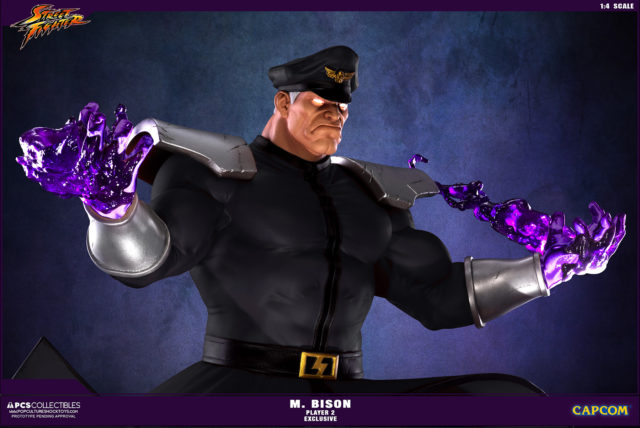 PCS Player 2 M. Bison Statue Close-Up