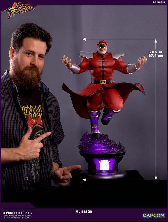 Pop Culture Shock M. Bison Ultra Statue 26 Inches Tall