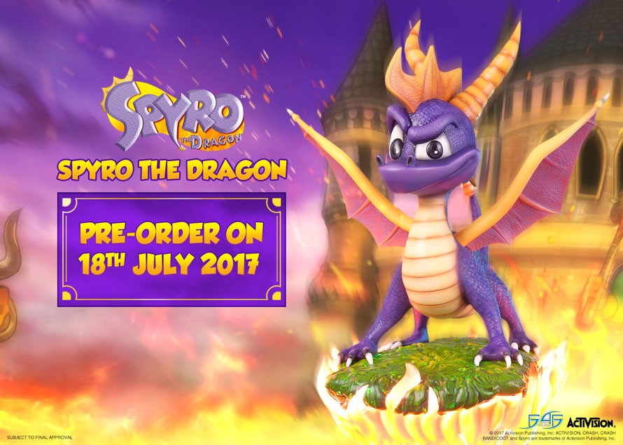 spyro the dragon statue