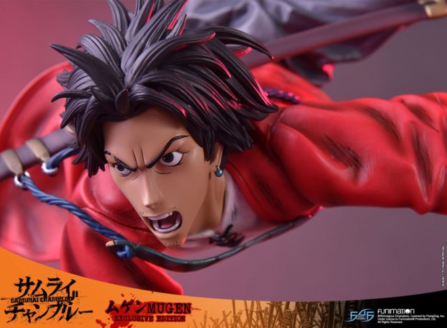 Close-Up of Intense Mugen F4F Alternate Angry Yelling Head