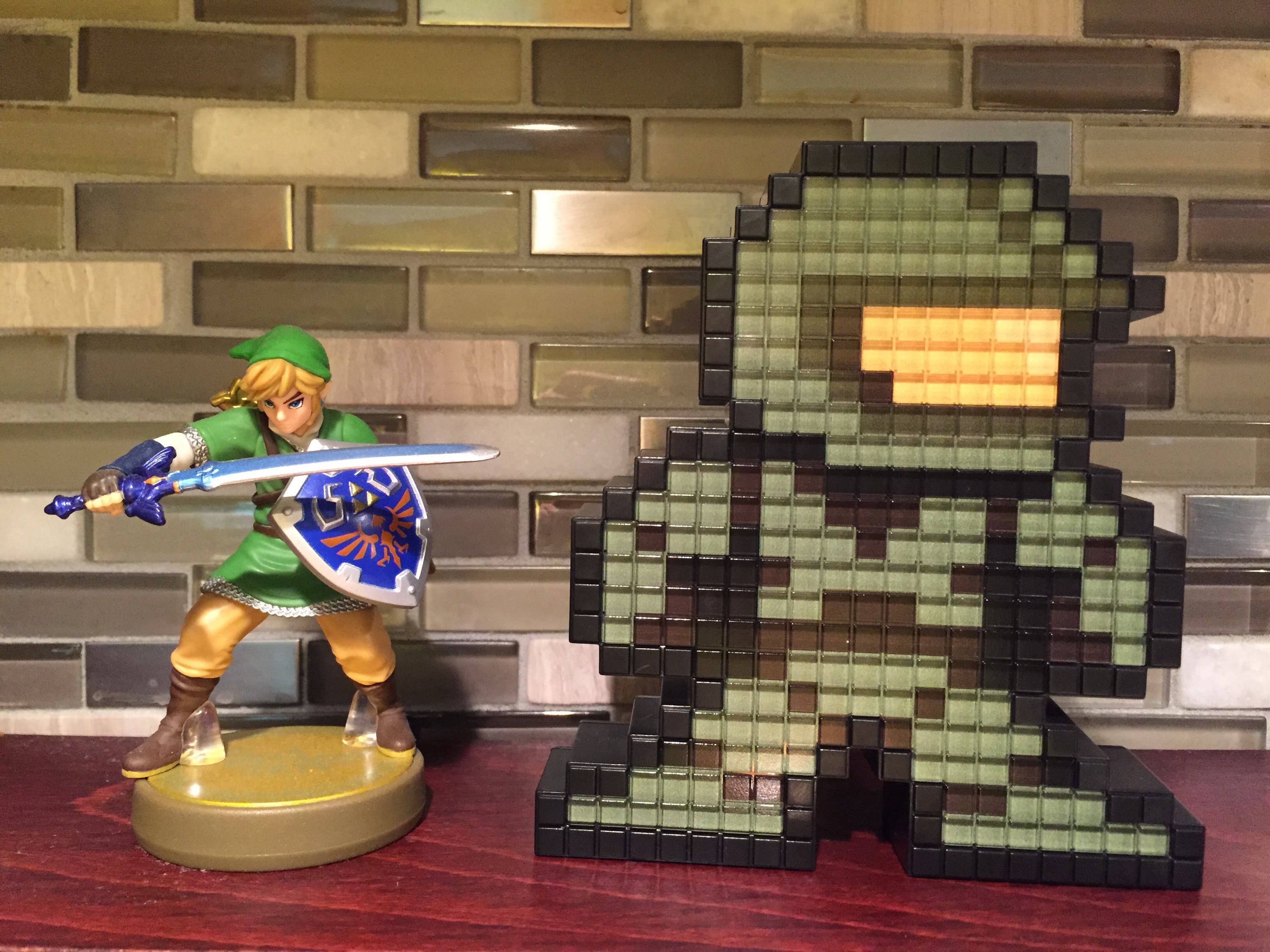 The Legend of ZELDA 3D Link pixel Bead Figure 