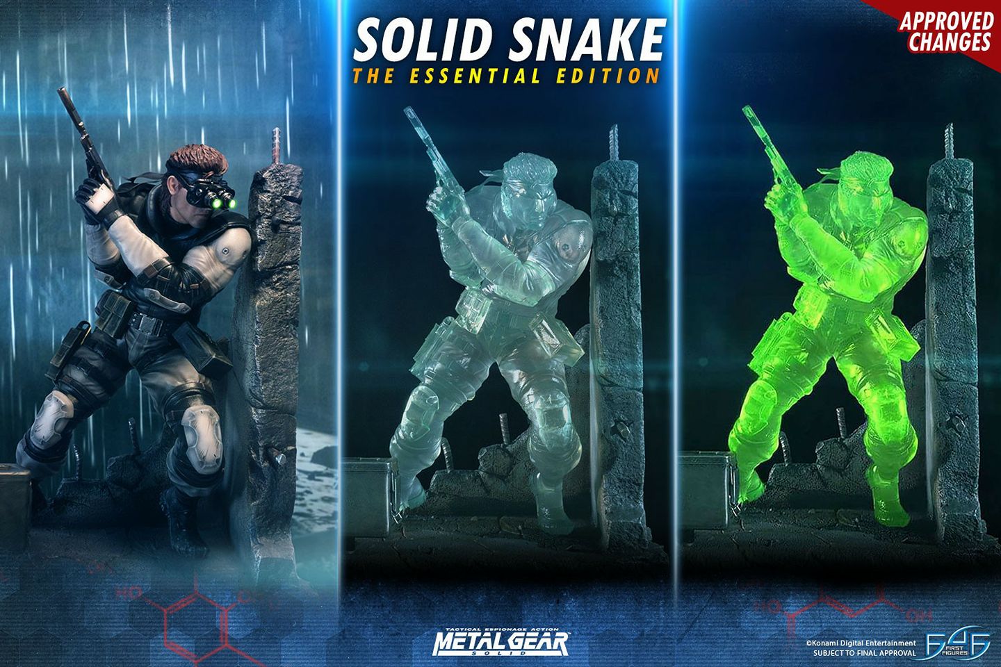 metal gear solid snake statue