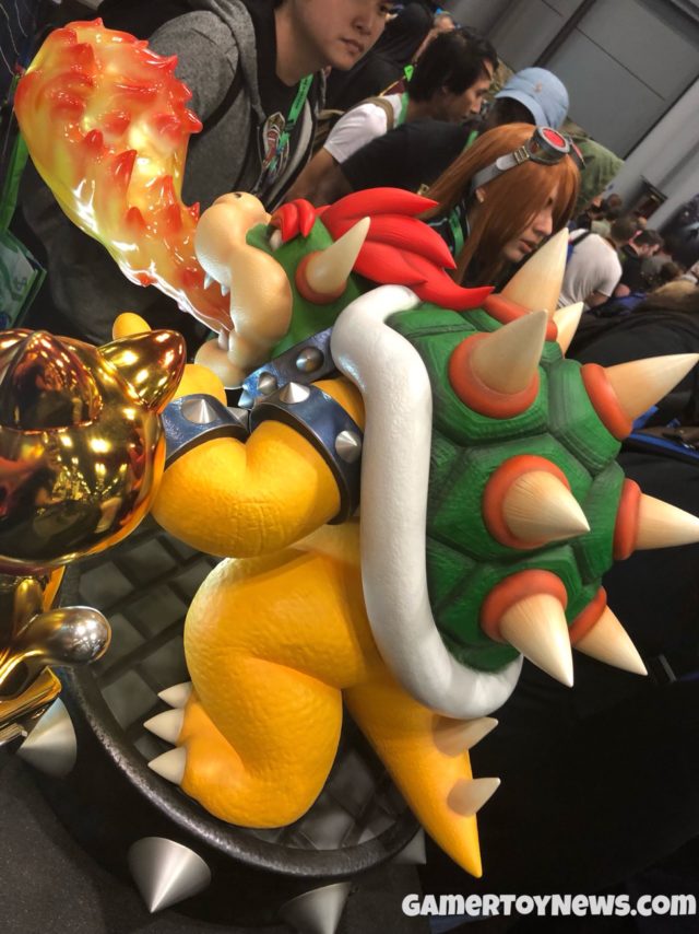 Bowser First 4 Figures Exclusive Statue Flame Breath