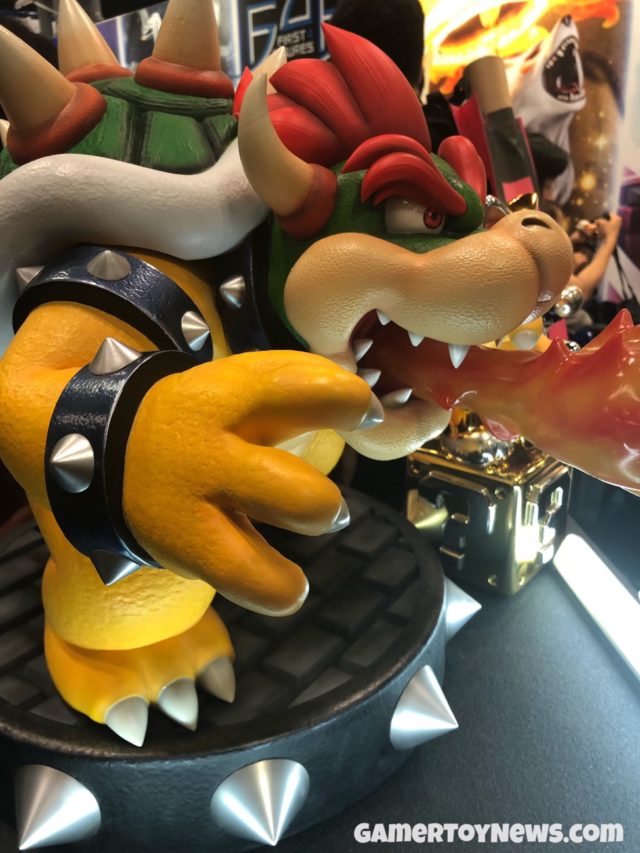 Side View of F4F Bowser Statue NYCC 2017