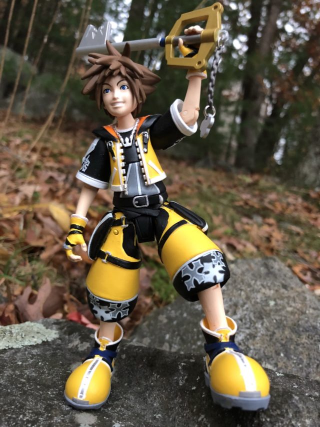 Kingdom Hearts Master Form Sora Figure Review Diamond Select Toys