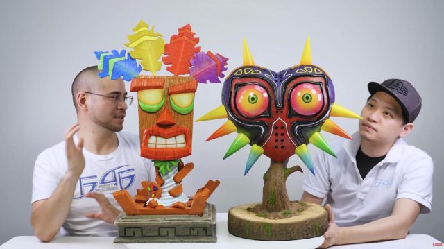 First 4 Figures Maschera Aku Aku A Grandezza Naturale - Replica Da 65 Cm Per Fan Di Crash Bandicoot - Oggetto Da Collezione