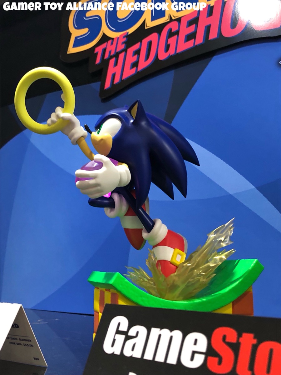 gamestop sonic statue