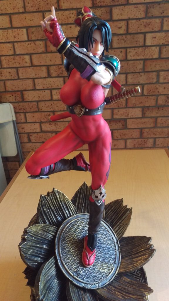 Soul Calibur First 4 Figures Taki Statue on Base