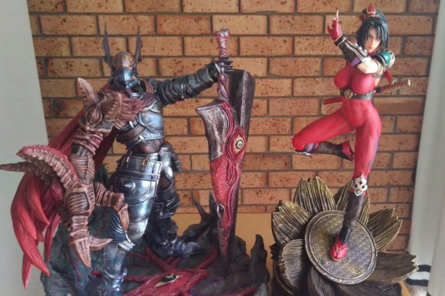 Soul Calibur II Statues Nightmare and Taki First 4 Figures