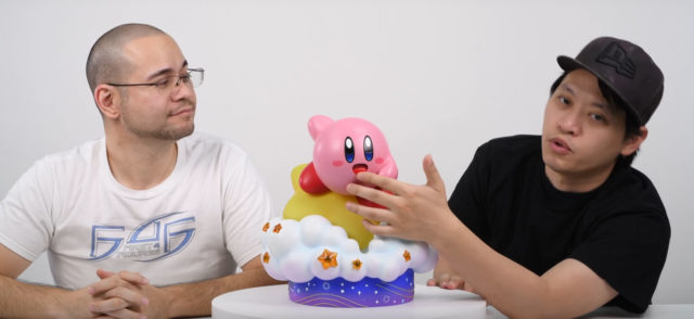 Chocks Touching Warp Star Kirby F4F Statue Mouth