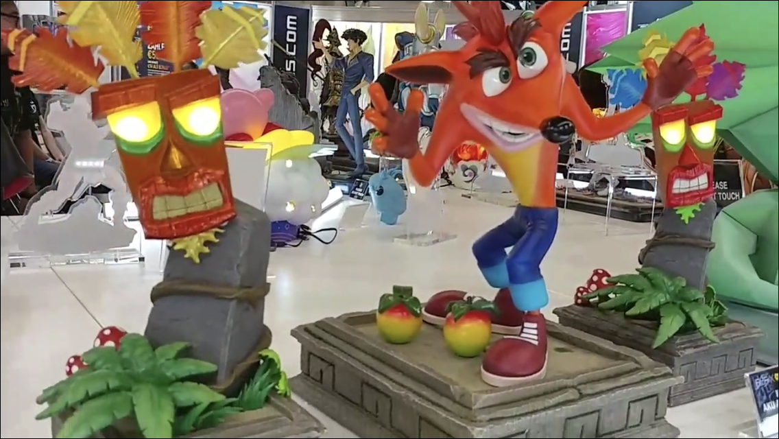 first 4 figures crash bandicoot