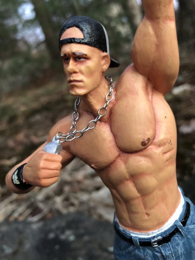 Side View of John Cena First4Figures WWE Venegance Statue