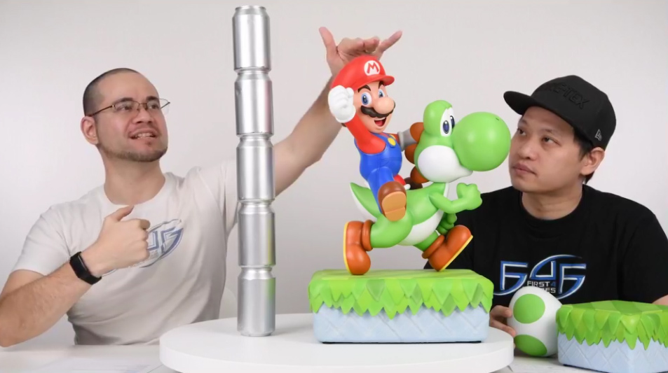 Statue Collector - Nintendo - Mario Et Yoshi - 48cm - Figurine de