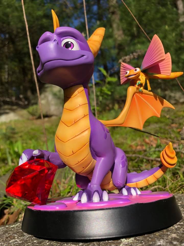 Spyro The Dragon Collectible Micro Blocks Figurine Rare Exclusive 