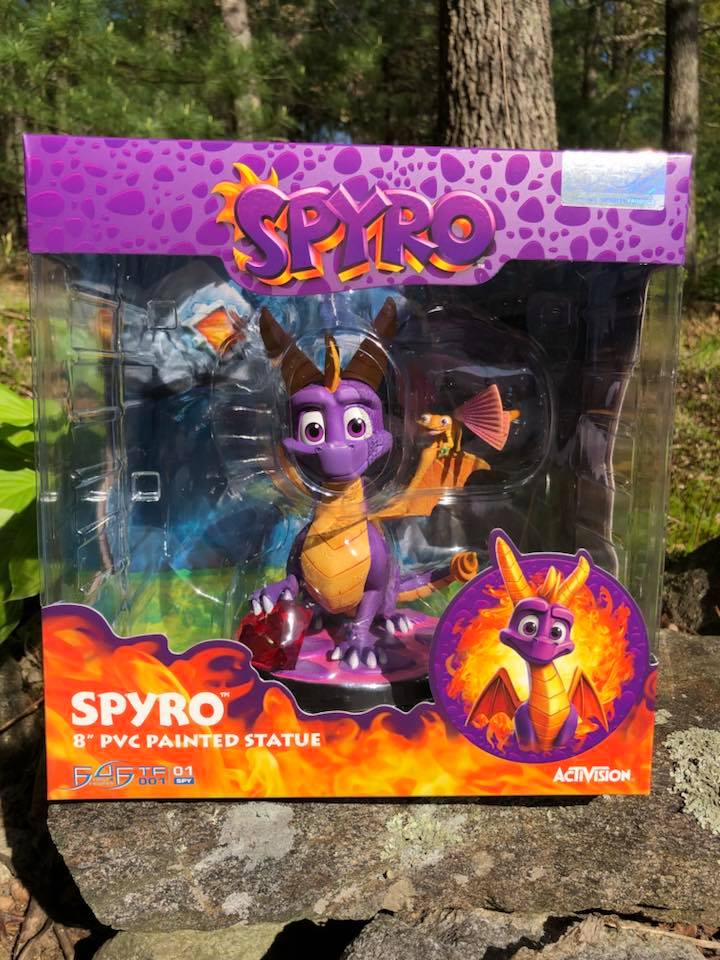 spyro pvc statue