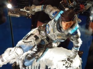 Side View of F4F Gears 5 Statue Kate Diaz